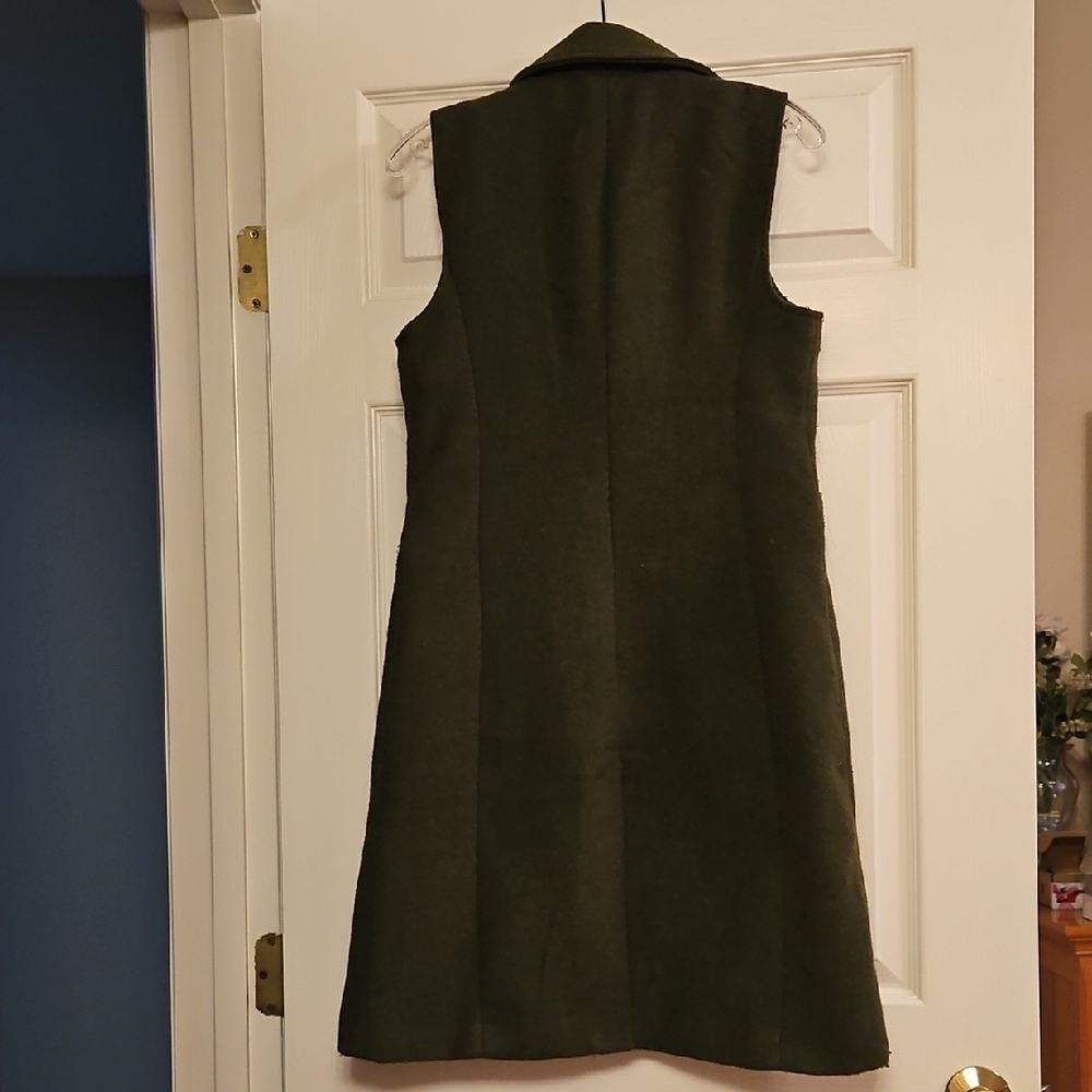 7 For All Mankind Olive Green Vest And/or Dress - Picture 4 of 4